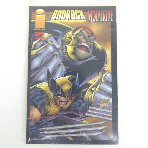 Badrock Wolverine One Shot Image Marvel Comics 1996 Rob Liefeld Crossover Nerd - Picture 1 of 1